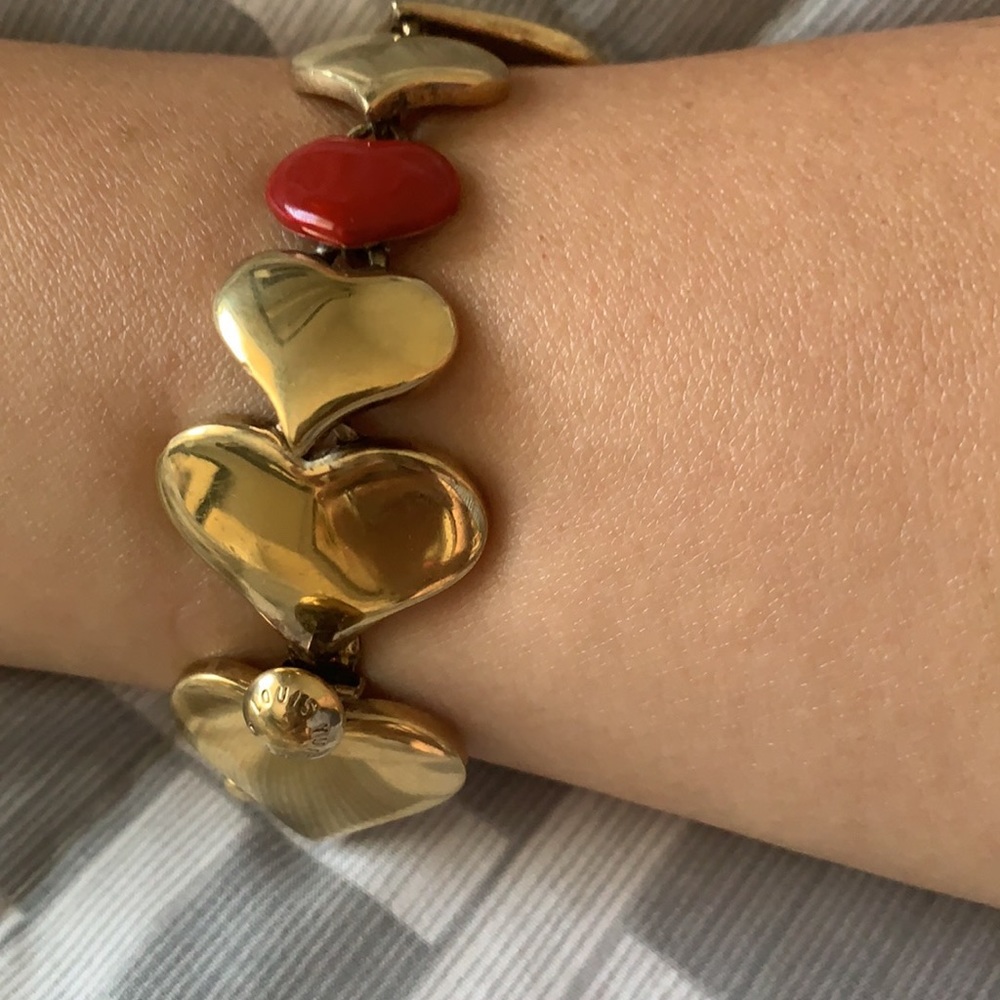 Louis Vuitton motif heart bracelet - Picture 7 of 9
